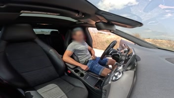 Stranger Girl Catches Me in Car & Helps Me Finish with a Hot Blowjob!