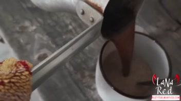 Horny Babe Surprises BF with BJ & Gets Rough Doggy with Creampie